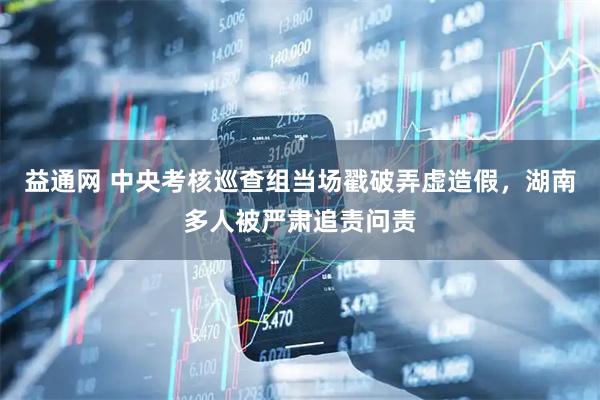 益通网 中央考核巡查组当场戳破弄虚造假，湖南多人被严肃追责问责